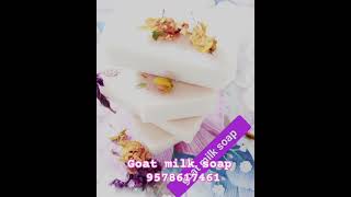 Contact us 9578617461homemade soapsgoat milk soapbest soap for dry skin [upl. by Yelnoc899]