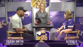 ‘Are You Smarter Than A Player’ with Everson Griffen [upl. by Hertzog756]