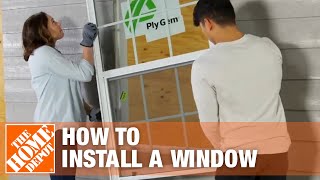 How to Install a Window  Window Removal amp Installation  The Home Depot [upl. by Diahann]