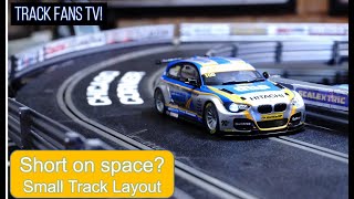 Track 87  Scalextric 2021 No Space at home Check out the Small Scalextric Track Layout [upl. by Emlyn]