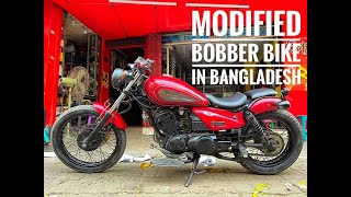 Yamaha Enticer 125cc Modified to BOBBER in Bangladesh I Bike Parlour I Bogra [upl. by Yarb]