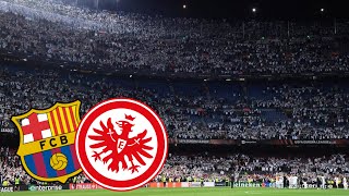 Eintracht Frankfurt mit 30000 Fans in Barcelona  Der offizielle Film [upl. by Airdnaxila]