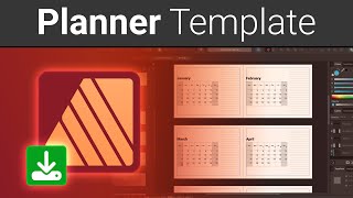 Digital Planner 2025 Affinity Publisher Template [upl. by Eiralav]