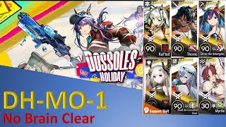 Arknights Dossoles Holiday  DHMO1  6 OPs No Brain Clear [upl. by Iclek]