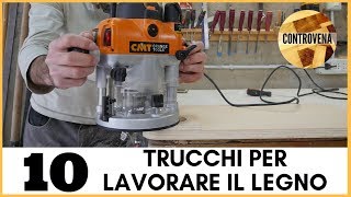 10 Trucchi e consigli per lavorare il LEGNO 2  Lavorazione del legno  Falegnameria [upl. by Hendel]