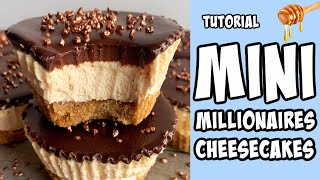 Mini Millionaires Cheesecakes Recipe tutorial Shorts [upl. by Rumney403]