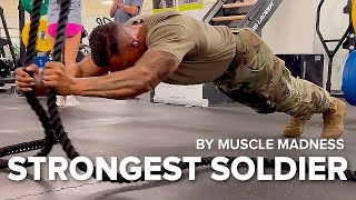 STRONGEST Soldier in Army Gym  Diamond Ott  Muscle Madness [upl. by Joane]