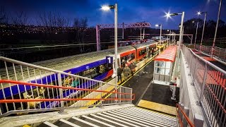 Apperley Bridge Station opening [upl. by Annavas]