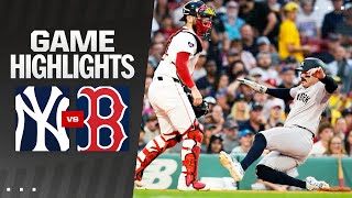 Yankees vs Red Sox Game Highlights 72824  MLB Highlights [upl. by Ateekal]