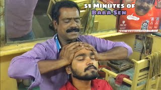 World’s GREATEST Head amp Face Massage By Baba Sen  The Cosmic BarberPart2 51 Mins Of Pure ASMR [upl. by Iny]