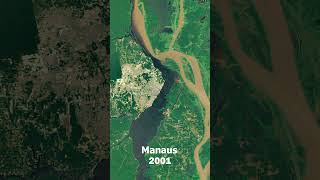 36 Years In 27 Seconds Manaus Brazil Timelapse [upl. by Kolnos]