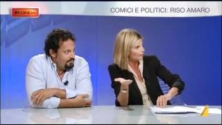 Il politico Brignano vs la comica ravetto  Io vado a casa di Beppe Grillo [upl. by Aticilef111]