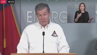 North Carolina Governor Roy Cooper holds press conference on storm recovery after Helene [upl. by Madda]