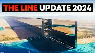 NEOM  THE LINE Construction Update 2024 [upl. by Melquist]