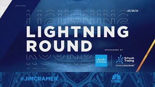 Lightning Round Apple is a buy here says Jim Cramer [upl. by Lechner]