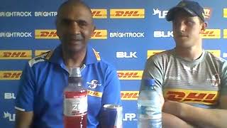 Stormers Labeeb Levy amp John Schickerling  Press Conference  Super Rugby  Rugby News  RugbyPass [upl. by Enelram146]