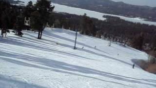 Big Bear Snow Summit run from top to bottom [upl. by Madoc]