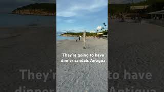 THEY ARE HAVING DINNER SANDALS ANTIGUA short shortsvideo [upl. by Jump]