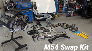 E30 M54 Swap using the Brintech Swap Kit  Part 1  BrintechCustoms [upl. by Yecrad]