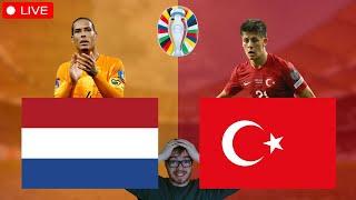 Niederlande  Türkei  UEFA EURO 2024 LIVE [upl. by Ynner]