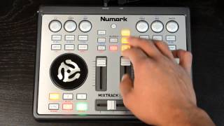 Numark Mixtrack Edge Slimline Portable Digital DJ Controller Review Video [upl. by Yarased]