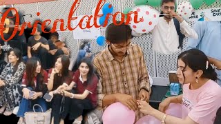 Orientation week at TuF 🎉  Batch lg gYe 🤣  Celebrations The University of Faisalabad [upl. by Pelligrini652]