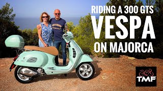 Majorca magic Riding the Iconic Vespa GTS300 through Paradise  MustSee Scooter Review 4K [upl. by Cammie441]