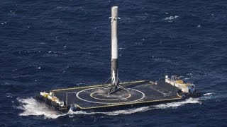 Watch SpaceX Make History With Rocket Landing on Drone Ship [upl. by Horatio210]