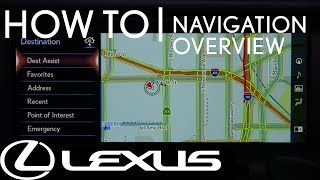 HowTo Use Navigation  Overview  Lexus [upl. by Imot383]