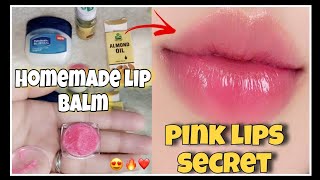 Home made Lip balm👄 diy Rose lip balmglow up with NK [upl. by Drarreg]