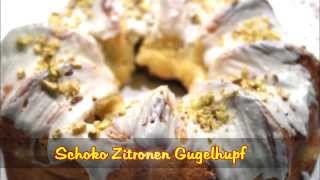 How to make a lemon bundt cake Schoko  Zitronen Gugelhupf Rezept [upl. by Langdon]