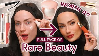 Full Face Using ONLY Rare Beauty Bestsellers is it worth it [upl. by Ardnayek]