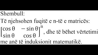 Detyra 37  Matematikë Fuqizimi i matricës [upl. by Agnes]