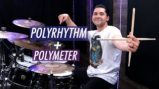 3 Must Know Polyrhythmic amp Polymeter Grooves Drum Lesson [upl. by Johnny]