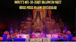 Disneys Hocus Pocus Villain Spelltacular at Magic Kingdoms Mickeys NotSoScary Halloween Party [upl. by Camden]