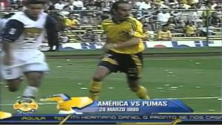 America 3 Pumas 1 J11 Ver99 28Marzo1999 Estadio Azteca [upl. by Nirrac]