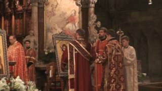 Byzantinische Göttliche Liturgie im Wiener Stephansdom [upl. by Teteak744]