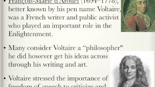 Voltaire Enlightenment Freedom of Speech [upl. by Ahsea6]