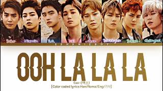 EXO 엑소 ‘Ooh la la la’ LyricsColor coded lyrics HanRomaEng가사 [upl. by Legnalos]