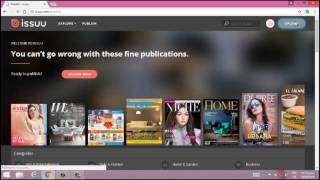 How to use ISSUU Tutorial [upl. by Mclain]