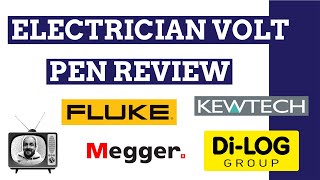 Electrician Volt pens Fluke MeggerVolt stickDilogCktoolsKewtech [upl. by Sadler]