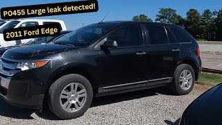 2011 Ford Edge P0455 Evap Code Large leak detected EASY FIX [upl. by Seedman]