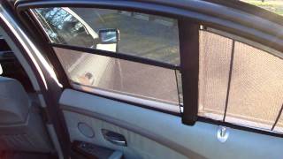 BMW 745i Electric Rear Blinds [upl. by Jemima]