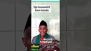 Bondo kui yo penting tp ojo kebangetan [upl. by Esserac]