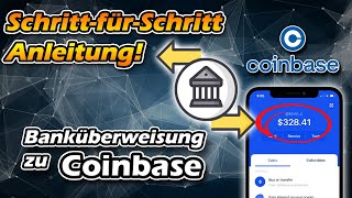 Coinbase Geld überweisen 2021  Einzahlung auf dein Wallet  Deutsche Anleitung SchrittfürSchritt [upl. by Tikna148]