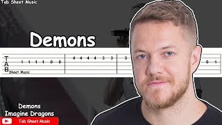 Imagine Dragons  Demons Guitar Tutorial [upl. by Tali241]