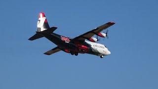 Coulson Lockheed Martin EC130Q N130FF Landing at Avalon Airport [upl. by Kamal710]