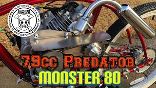 Firmstrong 4 Stroke Predator 79cc Monster 80 Motorized Bike Bicycle [upl. by Lampert]