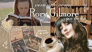 vivendo como a Rory Gilmore por um dia vlog ☕️📚🌲 [upl. by Silecara]