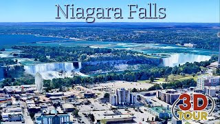 🇺🇸🇨🇦Niagara şelalesi 3D keşif googleearthstudio [upl. by Atreb358]